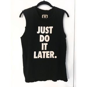 Nasty Gal Just Do It Later Tank